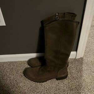 Timberland size 9 brown leather suede riding boots